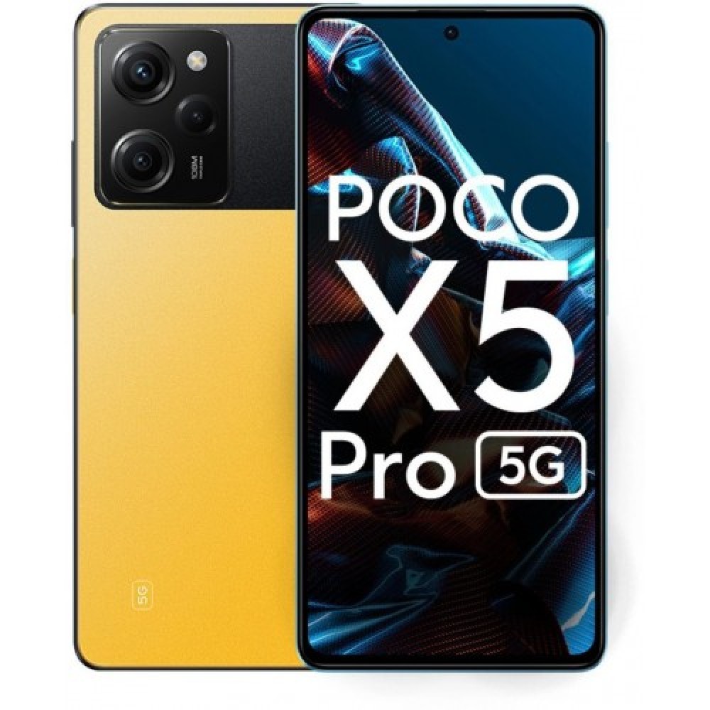 Xiaomi Poco X5 Pro NFC 5G 6gb 128gb Yellow EU Τηλεφωνία